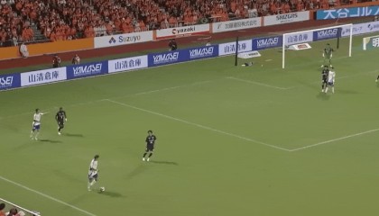 日职联半场：大卫、角田涼太朗破门，横滨水手2-0清水心跳